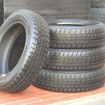 ダンロップ ウインターマックス WM02 155/65R14 75Q 2020年製 中古スタッドレスタイヤ4本セット