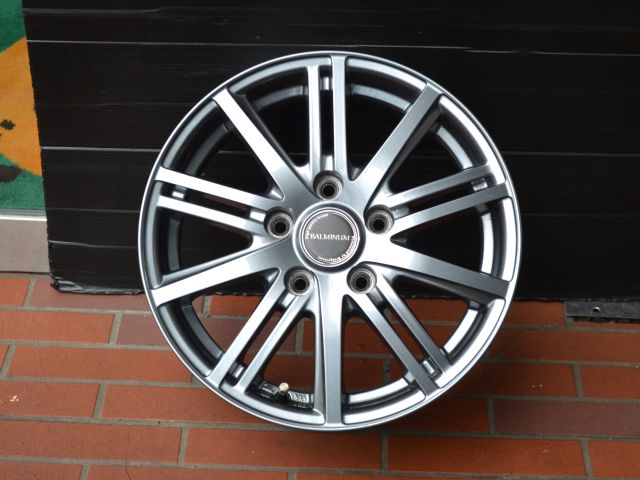 15インチ ブリヂストン バルミナ(BALMINUM) BR10 中古ホイール4本セット