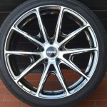 19インチ レイズ ベルサス VV25R ヨコハマ アドバン dB タイヤ付き中古セット