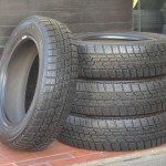 グッドイヤー アイスナビ6 155/65R14 75Q 2019年製 中古スタッドレスタイヤ4本セット