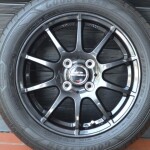 14インチ マルカサービス MID シュナイダー スタッグ グッドイヤー エフィシエントグリップ RVF02 タイヤ付き中古セット