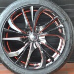 17インチ ウエッズ レオニス TE ブリヂストン アドレナリン RE004 タイヤ付き中古セット
